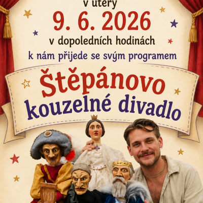 Štepanovo kouzelné divadlo u nás ve školce